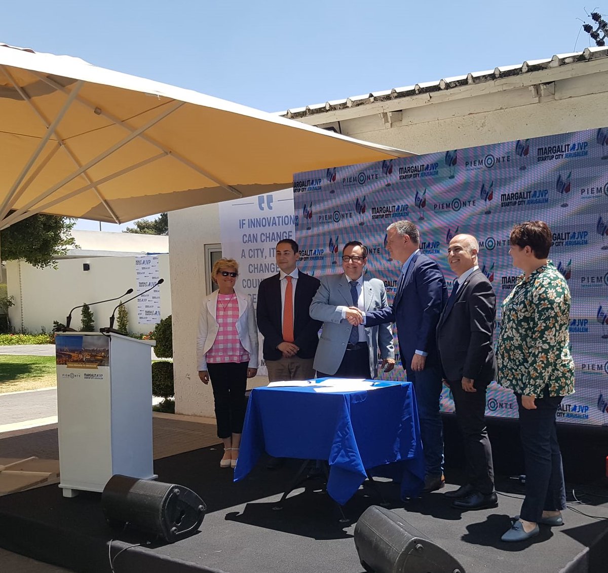 Grazie a accordo firmato oggi da @ceipiemonte e Margalit Startup City saranno facilitati contatti tra #Piemonte e #Israele e identificate aree interesse per cooperazione,promuovendo #business #investimenti e scambio tecnologie tra imprese,enti,associazioni e università