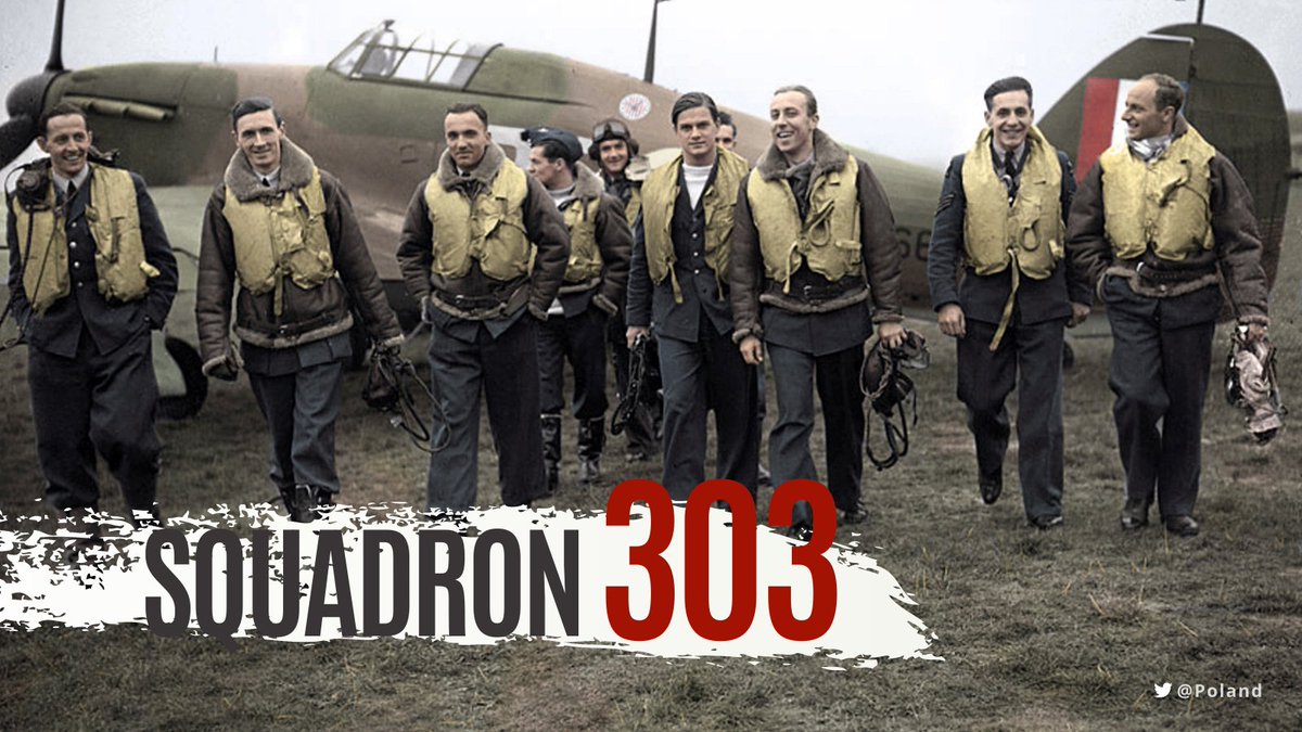 Poland's tweet photo. #DYK that the 303 Fighter Squadron 🇵🇱 contributed to the Allied victory in the Battle of Britain, reportedly shooting down dozens of enemy aircraft?

Poland's squadron is considered one of the greatest fighter units of #WW2.

The #BattleOfBritain 🇬🇧 began #OTD in 1940. https://t.co/nQ10wmaZLd