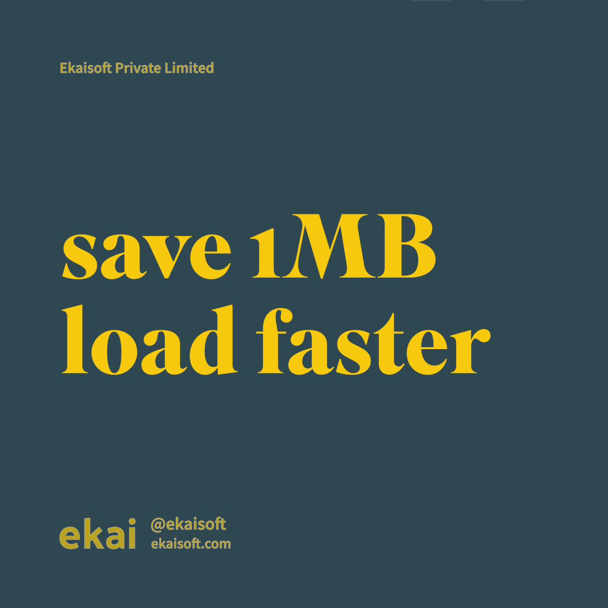 ekaisoft's tweet photo. By compressing images and text, 25% of pages could save more than 250KB and 10% can save more than 1MB

#website #seo #ecommerce #marketing https://t.co/1xnsuscoqA