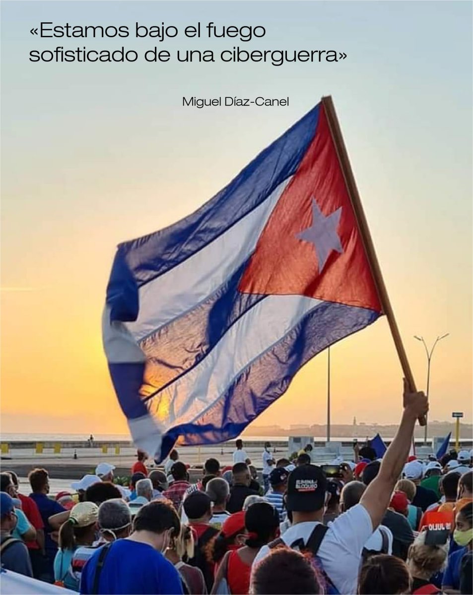 La #RevoluciónCubana está firme, serena, sabe y tiene derecho a crear, avanzar, defenderse y cuenta para crecer con el arma más poderosa conocida jamás, la Unidad de sus hijos, es una sola, de Céspedes a #Fidel y ratifico q por ella daré mi vida y no será suficiente #CubaPorLaPaz