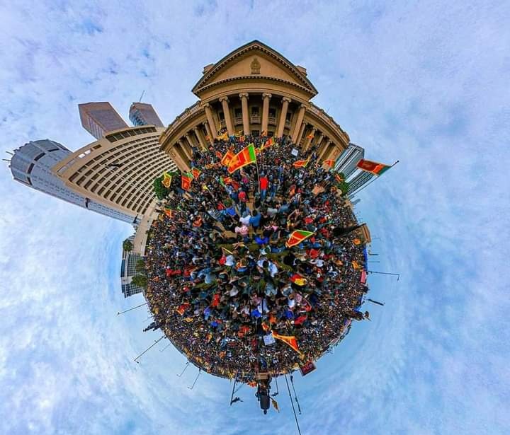 ASJayamal's tweet photo. World's Greatest Protest in the 21nd Century

09 July 2022 is Sri Lanka's Victory Day

#SriLankanProtests
#SriLanka https://t.co/yqRyUMMEgp