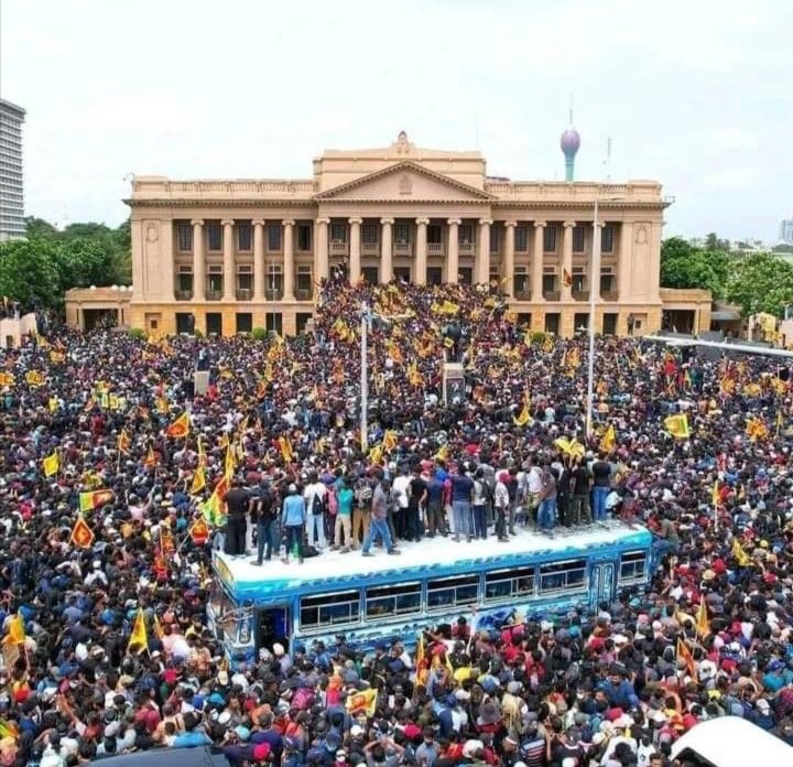 ASJayamal's tweet photo. World's Greatest Protest in the 21nd Century

09 July 2022 is Sri Lanka's Victory Day

#SriLankanProtests
#SriLanka https://t.co/yqRyUMMEgp