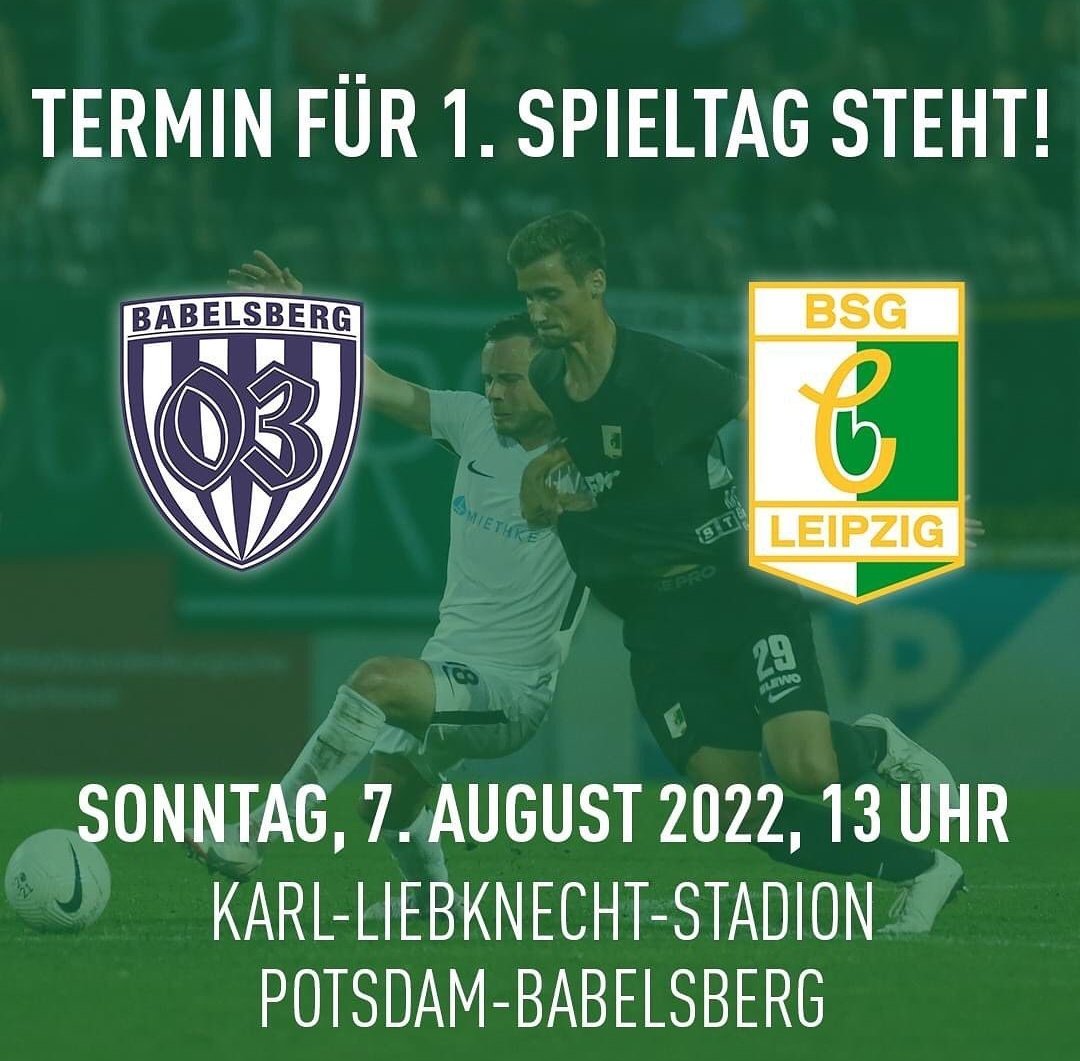 nur_die_bsg's tweet photo. Der NOFV hat mittlerweile den ersten Spieltag zeitgenau terminiert. Demnach gastieren wir am Sonntag, dem 7. August um 13 Uhr im Potsdamer Karl-Liebknecht-Stadion beim @SVBabelsberg03. Weitere Infos folgen zeitnah. https://t.co/o8btC6w2jn