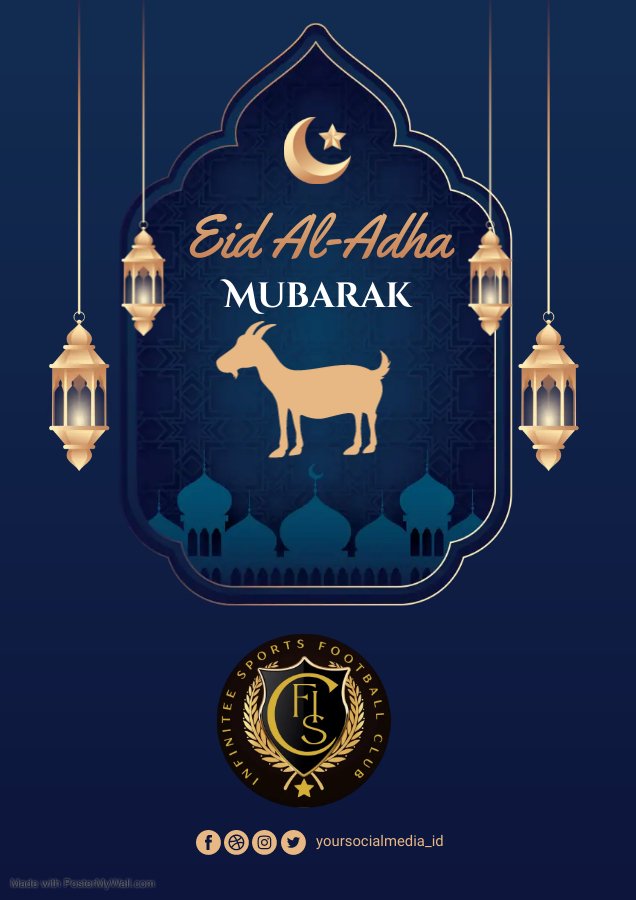 SportsInfinitee's tweet photo. 🍁🍂 Assalamu alaikum everyone 
Eid'ul adha Mubarak 🌙🌄🌙

Wish you all Eid Mubarak 🌙🐪🌙
May this Eid brings endless moments of joy and happiness to our life. ☝️❤️ 

#EidMubarakPic2022Photo
 #eidmubarak2022 
#EidMubarakWishes

Eid'ul adha Mubarak 2022🌙🌄🌙 https://t.co/jfq8IUvhK1