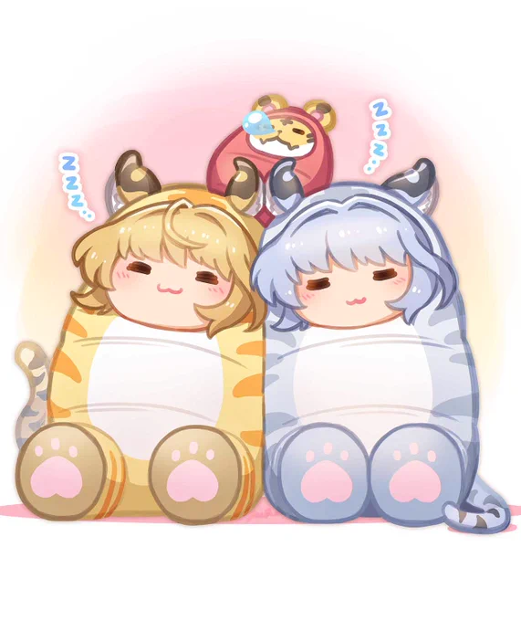 すやすや寝袋シンダラ🐯 #グラブル 