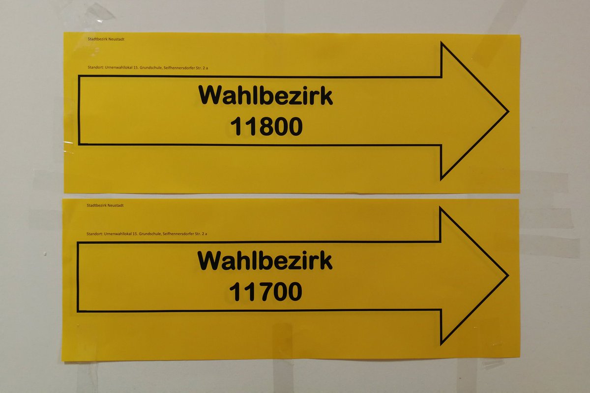 KatjaPietrusky's tweet photo. #Tagestipp heute: #Wählen gehen. In den Wahllokalen herrscht gähnende Leere. #Mitbestimmung fängt aber genau hier an. "Ist mir egal" oder "7 Jahre weiter so" sind sicherlich nicht die besten Optionen, wenn sich in #Dresden was ändern soll. 

#OBWahlDD #EvaFuersGanze. https://t.co/UHiVOGwsrg