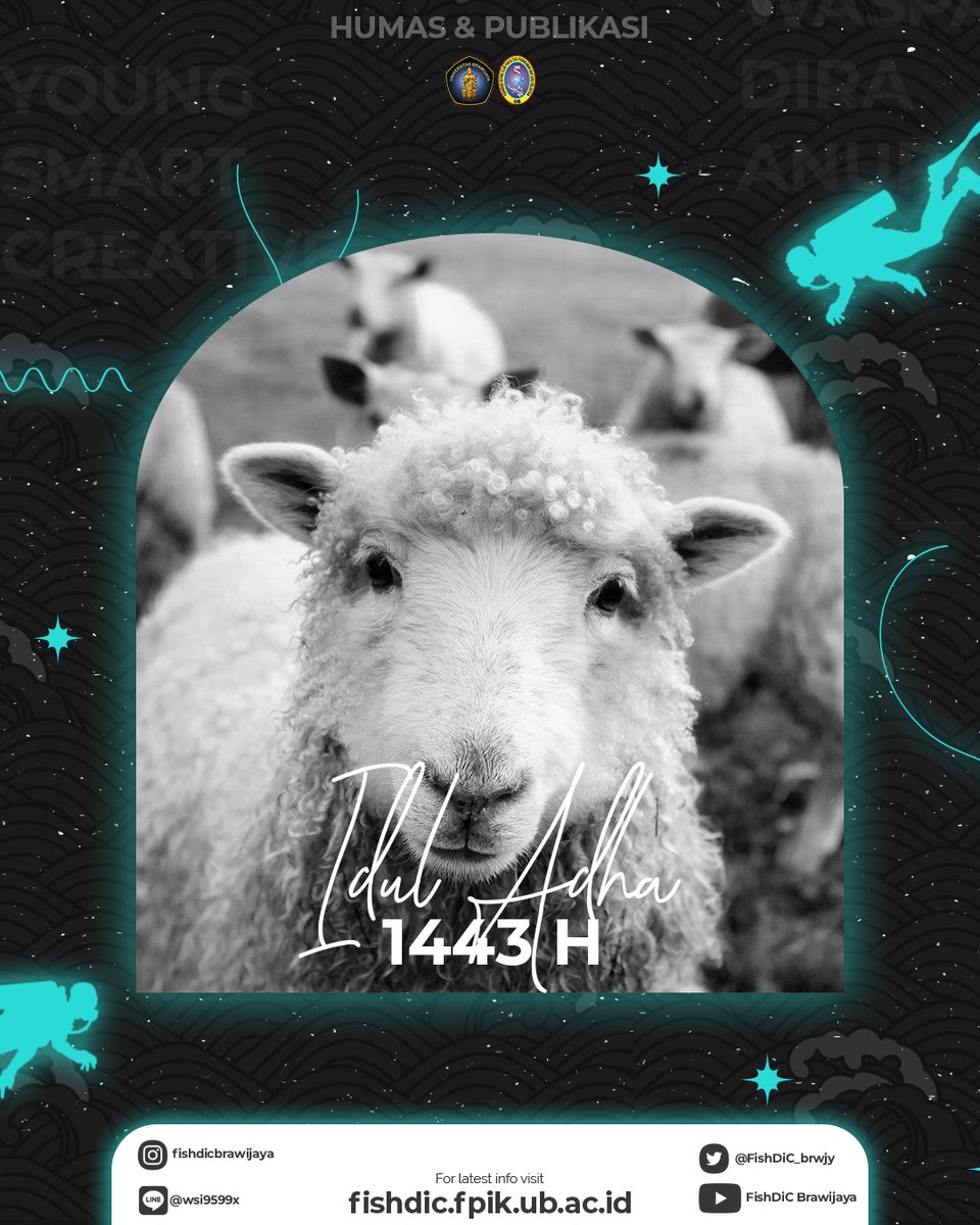 FishDiC_brwjy's tweet photo. [IDUL ADHA 1443 H]

Halo Buddies👋🏻!

Selamat Hari Raya Idul Adha 1443 H. Semoga kita bisa memaknai pengorbanan dan keikhlasan di hari yang suci ini.

Waspada Dira Anuraga
Young | Smart | Creative https://t.co/SGdZCd8jBK