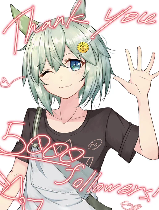 フォロワー5000人本当にありがとうございます!!!これからも絵を描くのでよかったら見てくださいな!!
#ウマ娘 