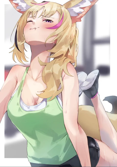 #絵まる
 #100日チャレンジ
84日目、尾丸ポルカ
柔軟ポルカ 
