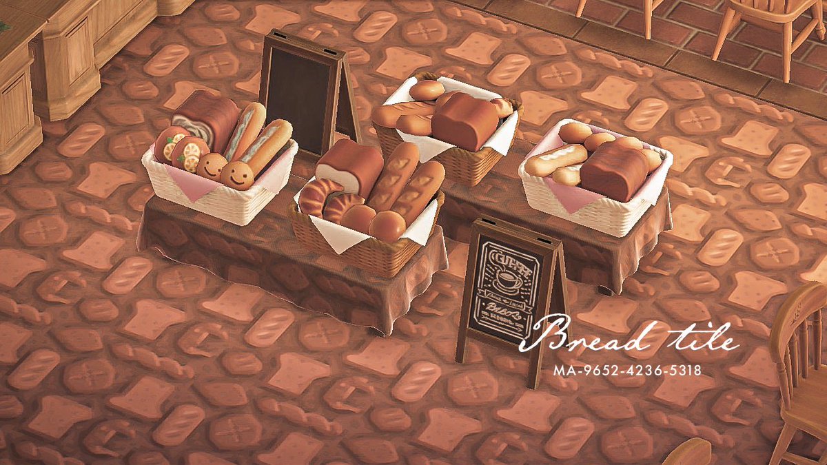 ZoooAcnh's tweet photo. 【Bread tile】🍞🥐🥖
なぜか唐突にパンなタイルが欲しくなって作りました。
MA-9652-4236-5318
☝️New ID⚠️
#マイデザイン #マイデザイン配布 https://t.co/W0ld1RdysM