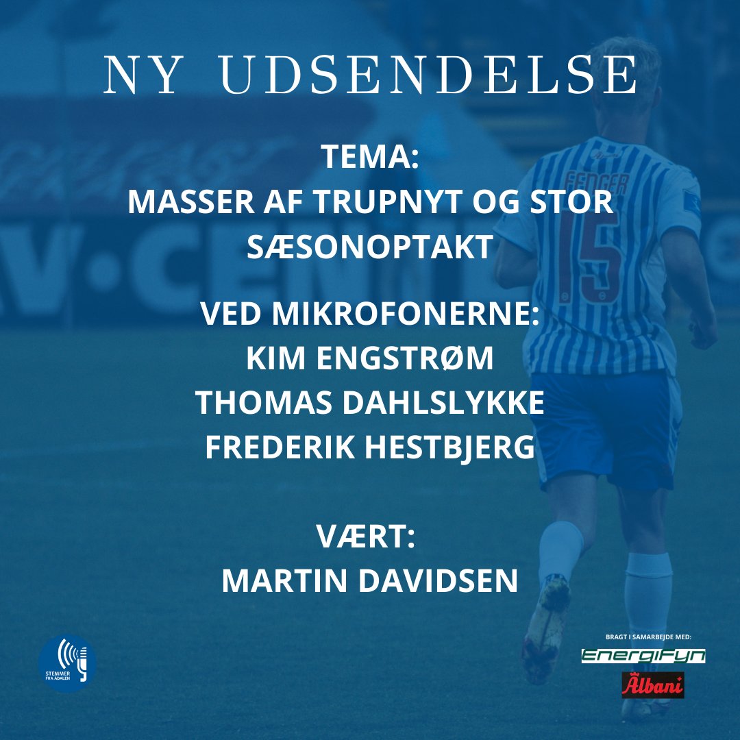 obstemmer's tweet photo. 🔊NY UDSENDELSE🔊
Træningskamp ,transfers, rygter, tanker om sæsonen og tanker om #OBFCN - Der er masser af snakke for dagens panel som består:
👉 Kim Engstrøm
👉 @dahlslykke_tds
👉 @bjerghest
🎙 @mpbdavidsen https://t.co/aOOe9DCRiC