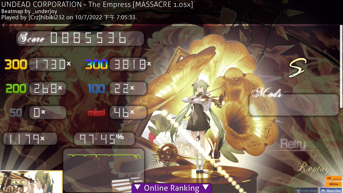 hibiki232's tweet photo. some om scores https://t.co/JENxEZVf4v