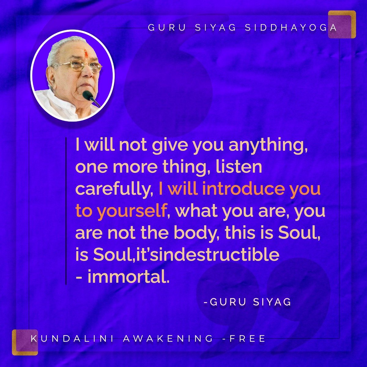 Payal_7767's tweet photo. #HappyGuruPurnima2022
“I am not this hair, I am not this skin, I am the soul that lives within.”
#247wowom
#GSSYcuresAIDS @Jkum136 @yogishivg @AartiJa64104564
@Krt_C06 @SumanSri08 #Mentalhealth #autism #Meditation #photography https://t.co/Nch6PFlb7d