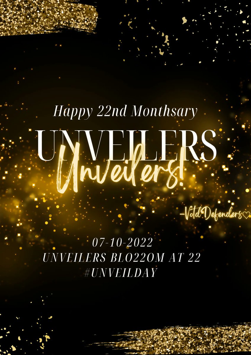 VOTDDefenders's tweet photo. Cheers to our 22nd month together! 

UNVEILERS BLO22OM AT 22 https://t.co/SVpIyR59Bd