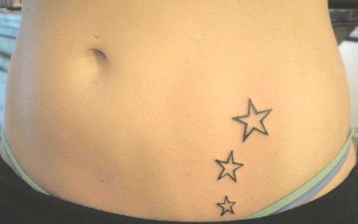 Nautical Star Tattoos on Hips  Thoughtful Tattoos