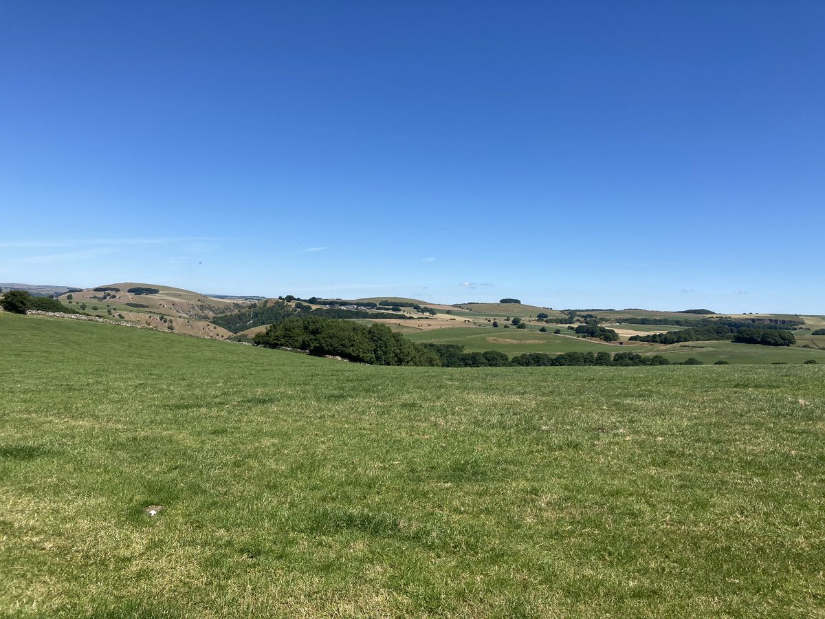Great to be out in the Derbyshire dales after a long week presenting and generating data. Clear skies and clear heads @UoN_BDI