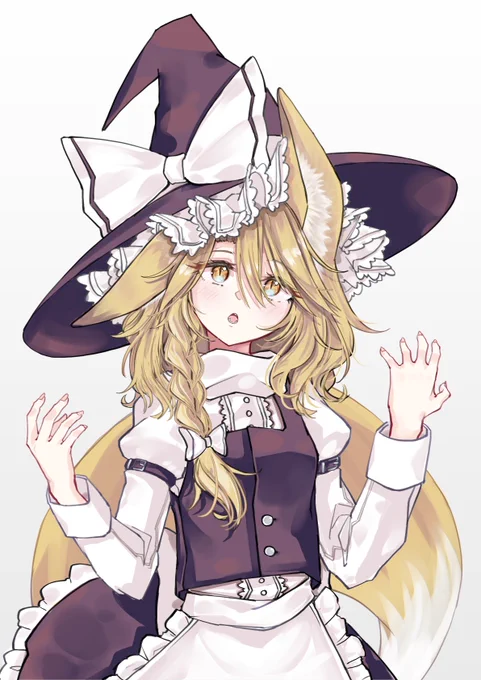 狐魔理沙さん
(化け狐さん)
#東方Project  #霧雨魔理沙 