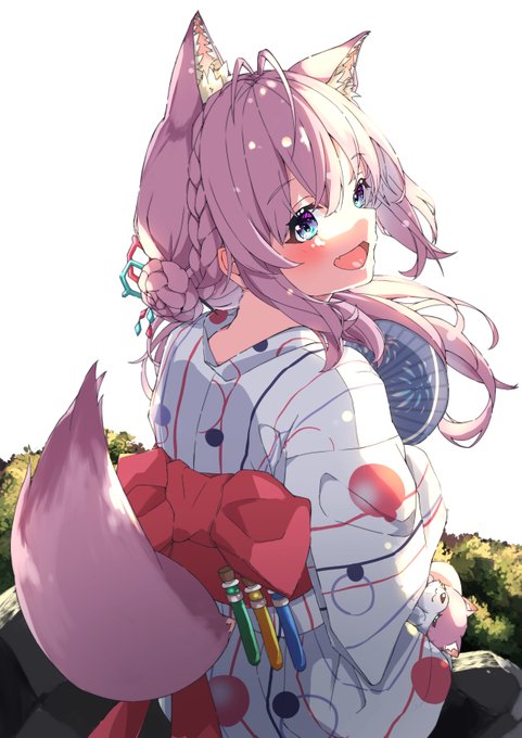 綺麗だね、花火🎆
#こよりすけっち 