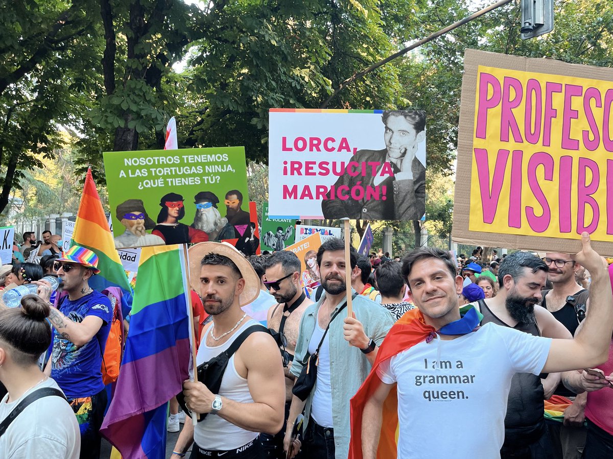artecompacto's tweet photo. Sin cultura no hay Orgullo. Viva @LA_Lacah, la @libreberkana y toda esa gente chulísima ✊🏳️‍🌈🏳️‍⚧️*

*Íbamos a decir “nos vemos el año que viene” pero CULTURA SIEMPRE https://t.co/1vB5iXKYh1