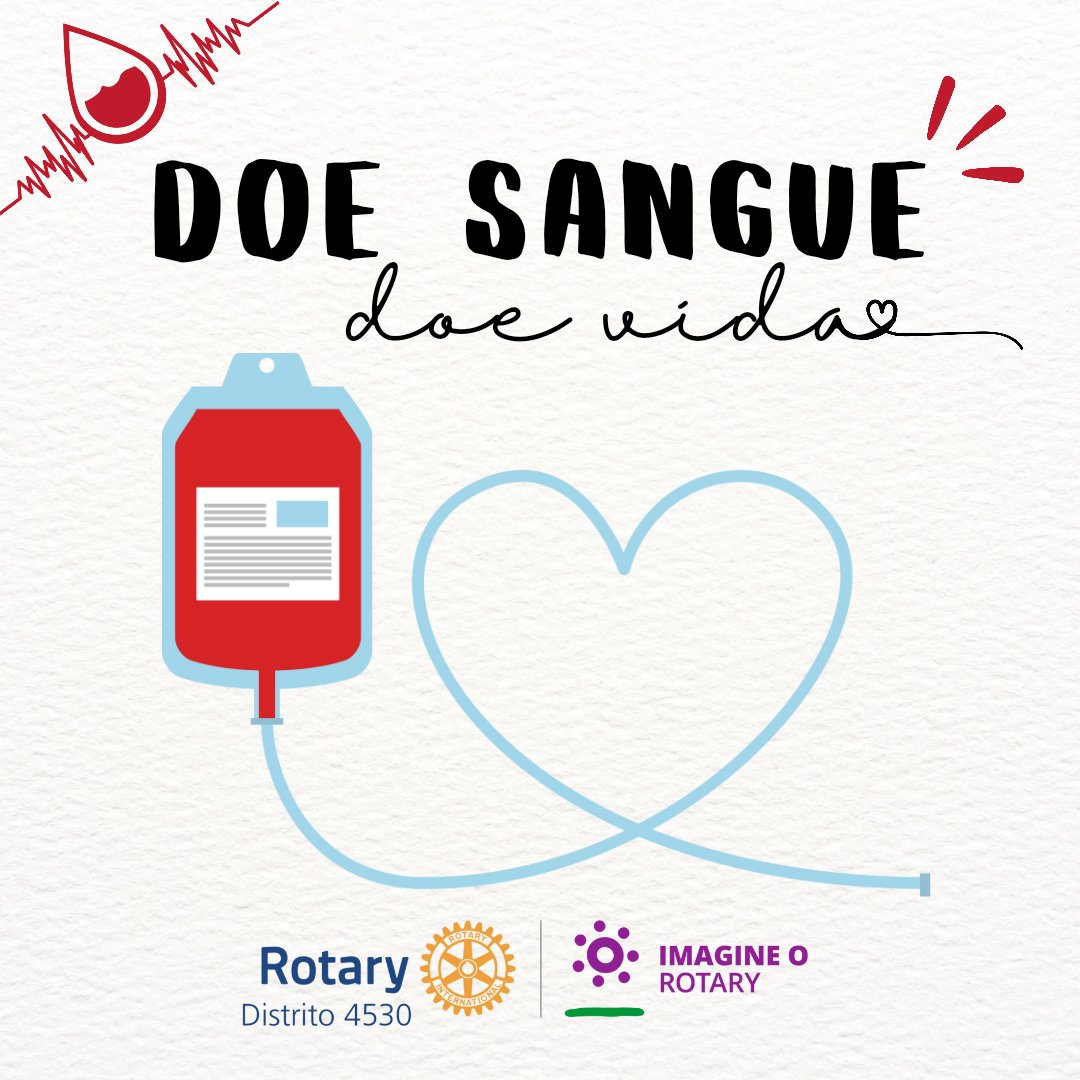 Distrito4530's tweet image. Neste mês de julho o estoque de sangue das unidades do Hemocentro em Goiás estão com déficit de 20%. Doe sangue. Doe vida.

#PessoasEmAção4530 #ImagineoRotary