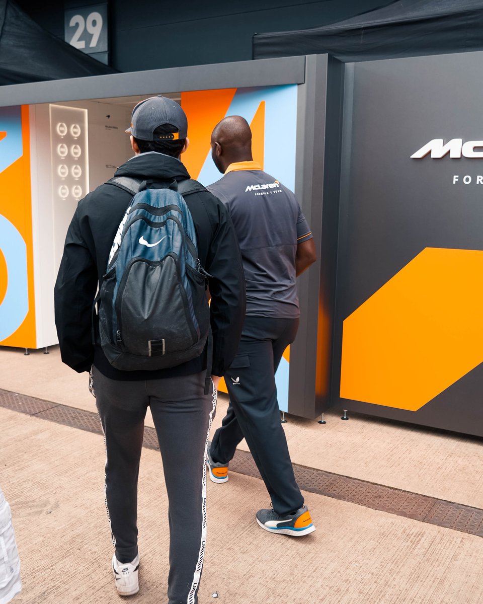 Catching up with <a href="/LandoNorris/">Lando Norris</a> Ahead of the British Grand prix,

Was a Pleasure To Be Given the Opportunity by  <a href="/mclaren/">McLaren</a> To Attend As a guest of Team for the weekend,

Meeting Some great people along the way and will sure be an experience I'll never 
forget.

#Mclaren #BritishGp