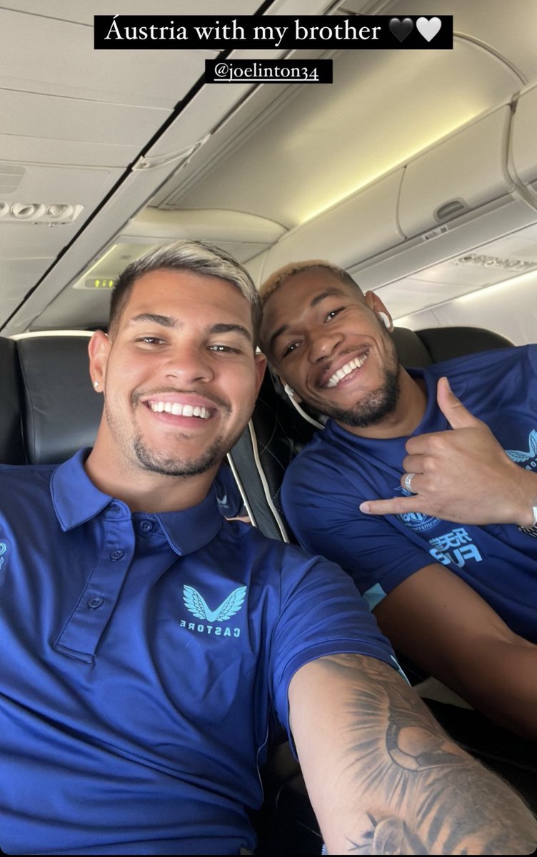 NUFC's tweet photo. En route to Austria! 😍

📲 @brunoog97 https://t.co/Tbmcu7UACj