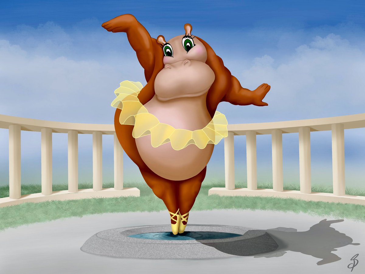 Mrs_Pritchard_'s tweet photo. It’s too hot so taking some time to catch up on a drawing challenge.
This is Week 27: Graceful
It’s the dancing hippo from Fantastia, I’ve had the music (Ponchielli's Dance of the Hours) in my head the whole time.
#week27 #graceful #2022creativitychallenge #summer2022 https://t.co/VwGWGC3P6X