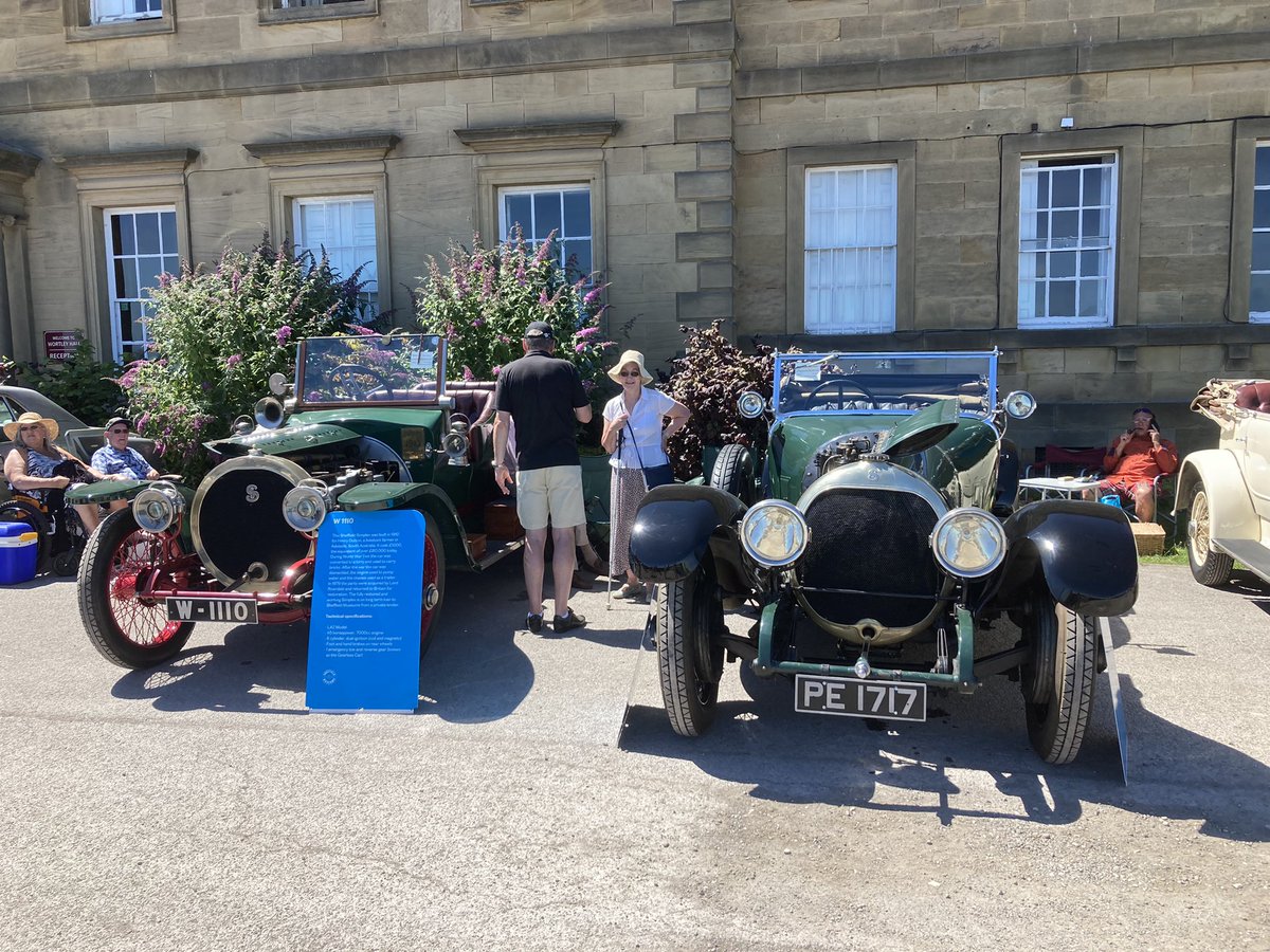 HairyHeadEng's tweet photo. #sheffieldsimplex cars on display @WortleyHall classic and vintage car show out from @SheffMuseums Kelham island industrial museum. Come see us in the sunshine☀️😉 https://t.co/sZ1EQpskcS