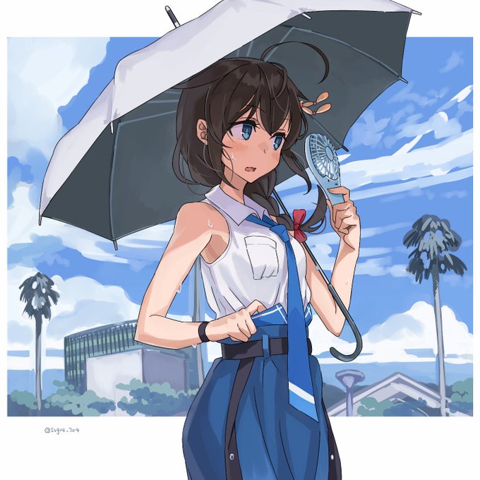 「ahoge official alternate costume」 illustration images(Popular)