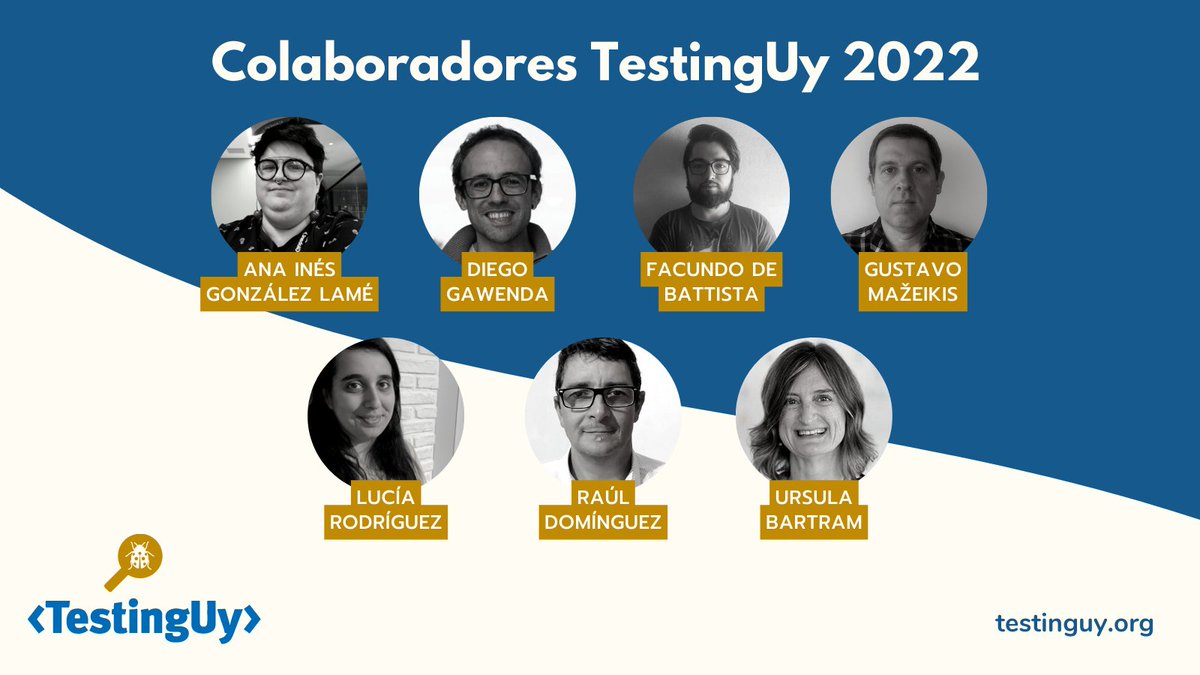 ¡Conocé al equipazo de colaboradores de #TestingUy 2022! #testing #softwaretesting #testinglatam