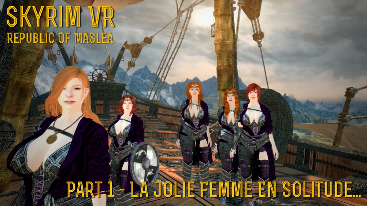 belgeode's tweet photo. #SkyrimSunday Republic Of Maslea PART 1 - Yay a new series! Belenos Geode and the "redhead squad" meet a fascinating foreigner from the tropical isles of Maslea. Immediately she wants ME ALONE to go to some weird cave. Not suspicious at all...

Vid Link - https://t.co/f9983T6Yoi https://t.co/zLzZpKvQ7T