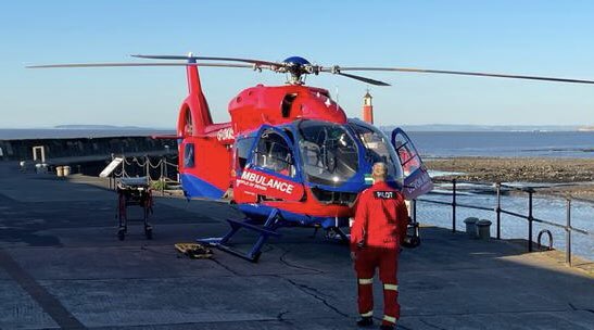 WatchetCRT's tweet image. Team tasked last night to set up a HLS for @DevonAirAmb on beach &amp;amp; prepare for stretcher evacuation following a medical incident nearby. Skilled landing by the pilot instead on the harbour wall. @jesip999 teamwork with @swasFT @ASPolice @ASPSpecials @ASPWestSom @HMCoastguard