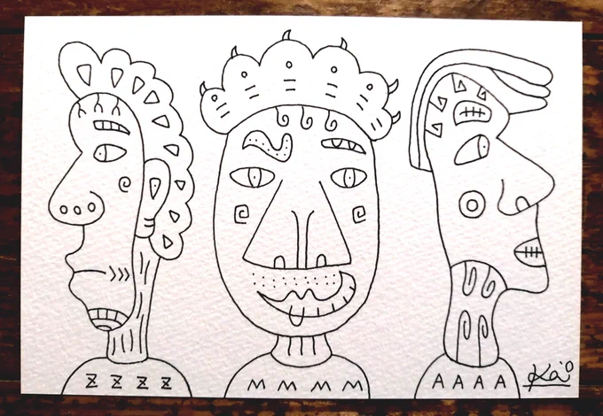 らくがき描いてみた👨 