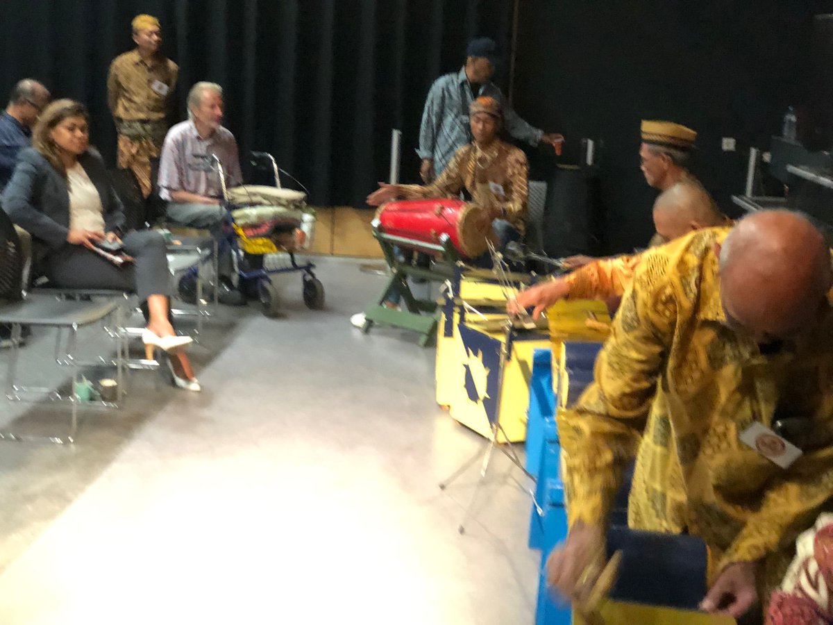 KParbhudayal's tweet image. Op een prachtig Javaanse  #gamelan event van stichting #Stichji. De Surinaamse variant van Javaanse gamelan is in 2021  bijgeschreven in de Immaterieel Erfgoed inventaris van Nederland. #javanen #surinaamsejavanen