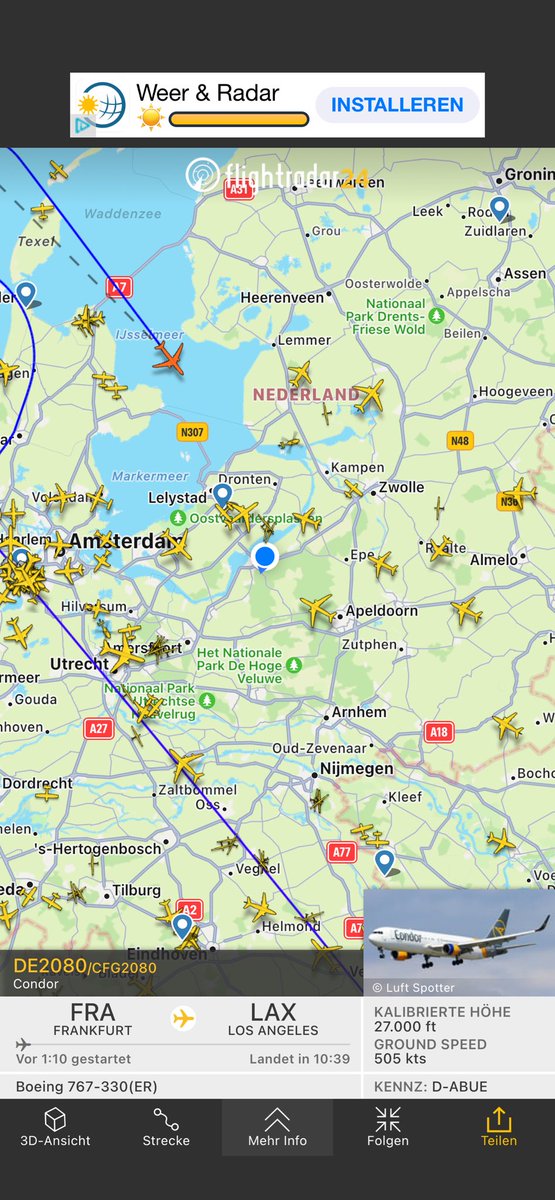 halbilbal's tweet photo. Flug DE2080 von Frankfurt nach Los Angeles
https://t.co/dkwntP6HiF  ⁦@flightradar24⁩ https://t.co/BfEDPA12cj