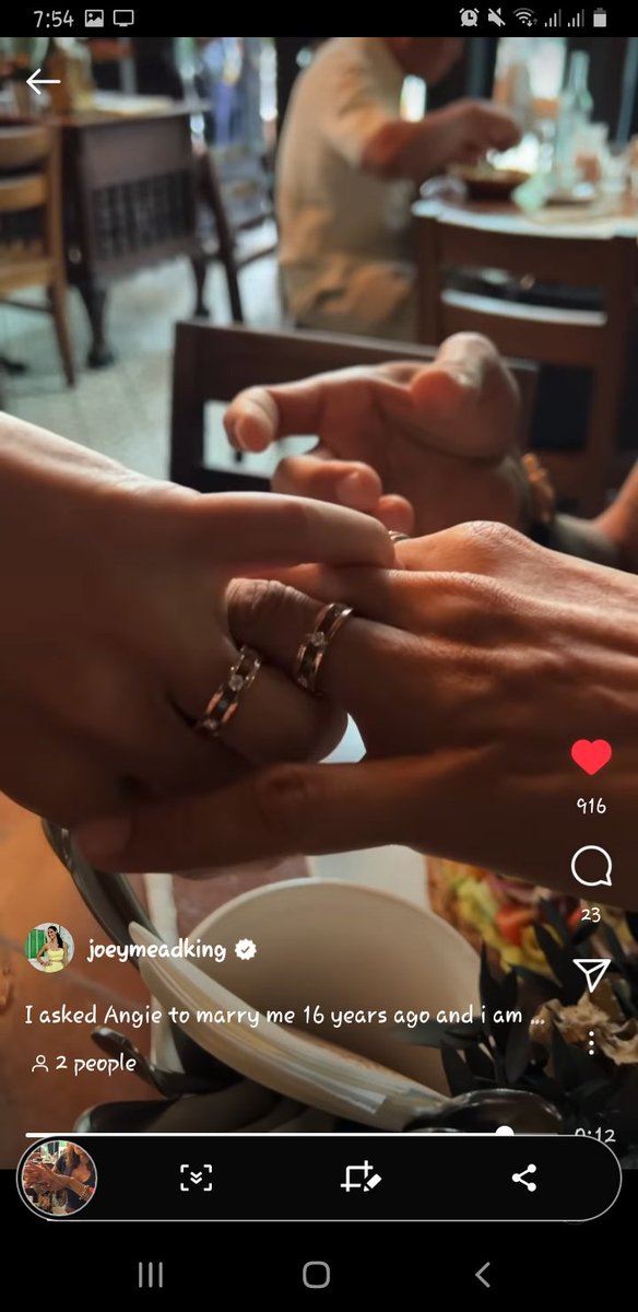 majoey_napoleon's tweet photo. I thought I wont have fave celeb couple besides Iya and Drew, but this couple makes me SOOOO IN LOVE! They may be underrated couple, BUT they're worth shipping for the rest of my life.🙌🏼 #angiemeadking #joeymeadking #infinityring #merrygoaroundofcolorfuljoy https://t.co/lGZBahPZbB