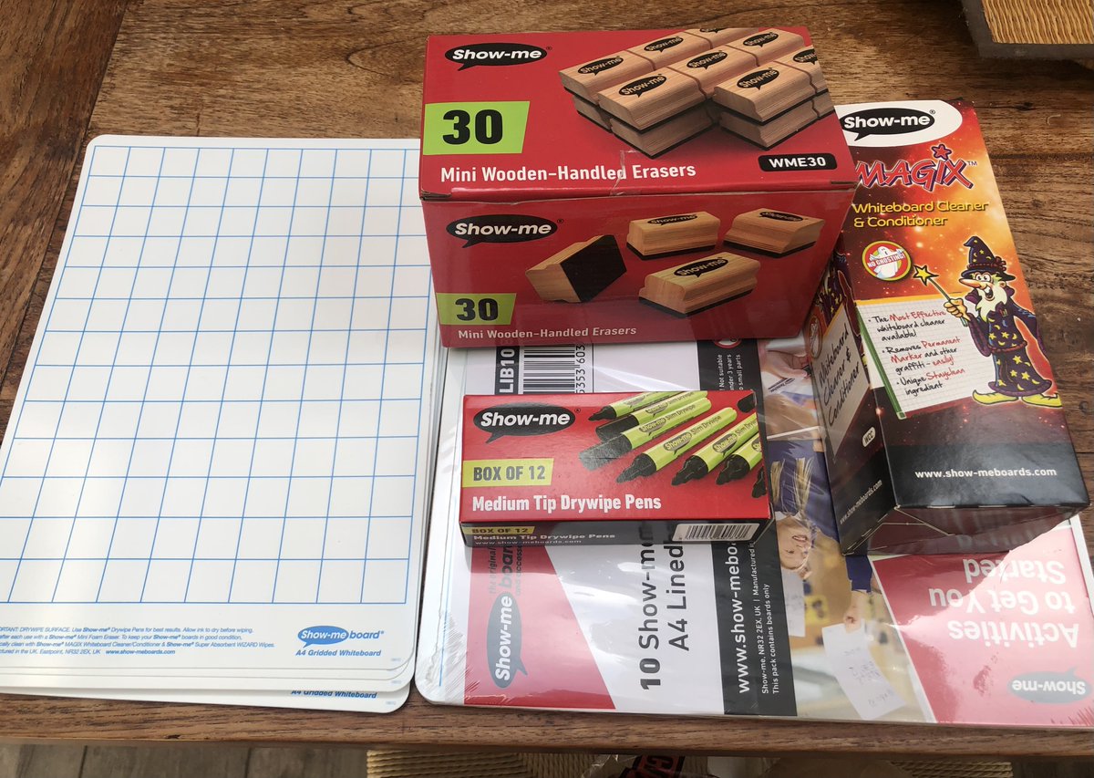 Tom Sherrington (@teacherhead) on Twitter photo Ooh nice delivery from <a href="/ShowmeBoards/">Show-me Boards</a> with some samples. 🙏🏼🙏🏼. It’s an essential bit of kit… Ooh nice delivery from <a href="/ShowmeBoards/">Show-me Boards</a> with some samples. 🙏🏼🙏🏼. It’s an essential bit of kit…