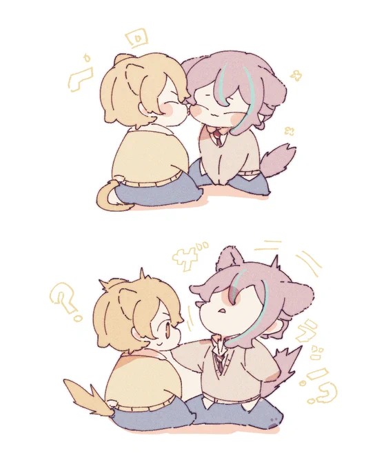 お題「🌟が🐱で、🎈が🐶ちゃんの🌟🎈」 