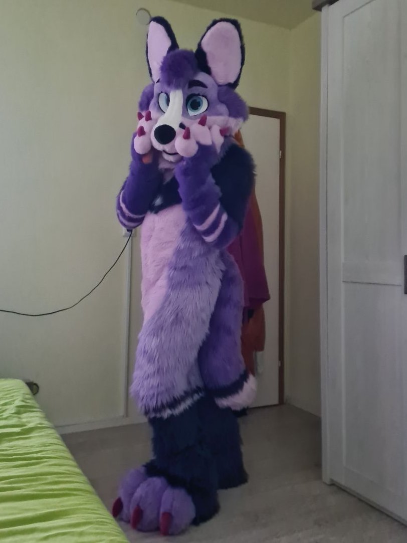 _Moric3_'s tweet photo. Finally got to take a few pictures of this incredible suit. I love it so much! @WildDogWorks really outdid themselves with this one. 
📷 @Arcan3SFW
🪡  @WildDogWorks https://t.co/ubDrCZijz5