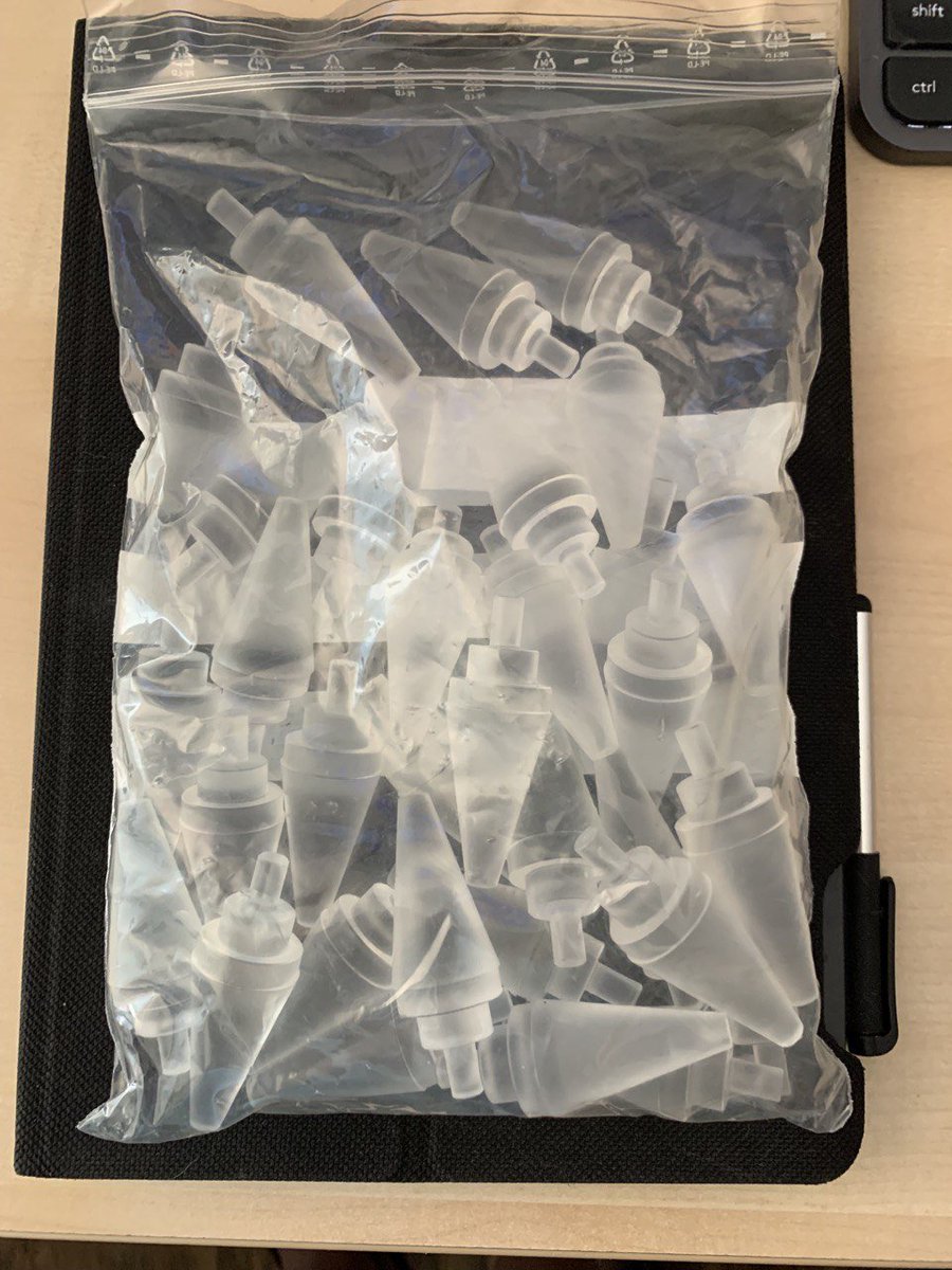 HB9VQQ's tweet photo. Cleaning up my shack, still have a bag of #QO100 #Rexolite lenses for #POTY Antenna, DM if you want one #hamradio #hamr https://t.co/zT1RMpgBIE