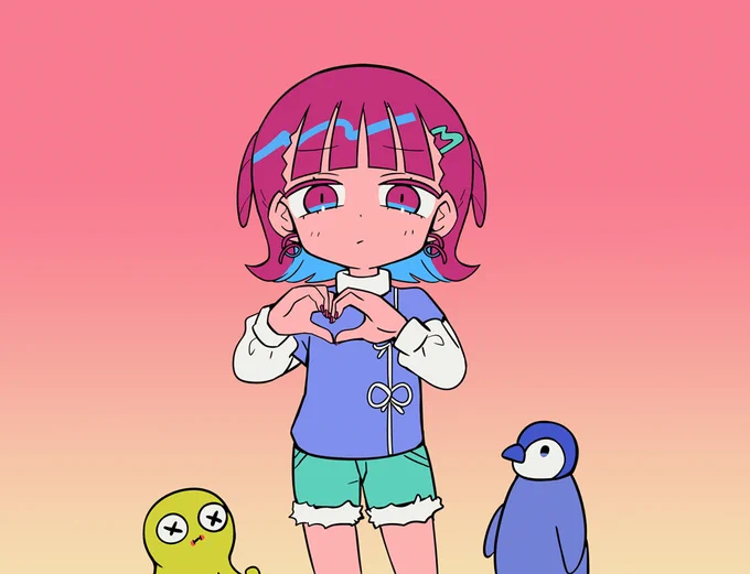 あーちゃんの新曲MVイラストを描かせていただきました!👼
あー嬢の歌声はいつ聴いても最高だし野良ちゃんのレトロポップでしゃれおつ動画が爆発的に可愛すぎるのと森ノ爺ちゃんにめ〜ちゃ可愛くしかもぬるっと動かして頂けてほんと天才なんだ 
恋愛脳 / ナナヲアカリ https://t.co/f47bx5QSq0 