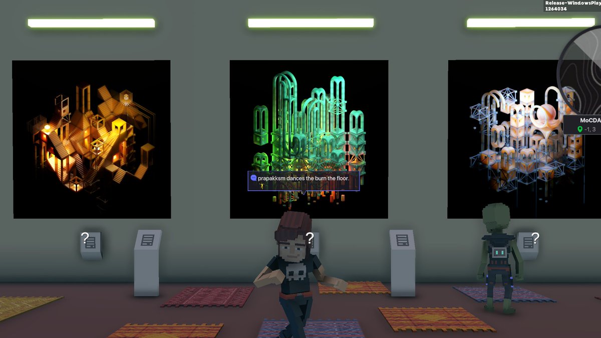 KsmPrapak's tweet photo. @TheSandboxGame @MOCDA_ I just participated in the #TheSandbox weekly contest for a chance to win 200 mSAND! Here is my favorite piece from the ‘Impossible Worlds’ exhibition, check out my screenshot below!
👇 https://t.co/wmUY8eWk32