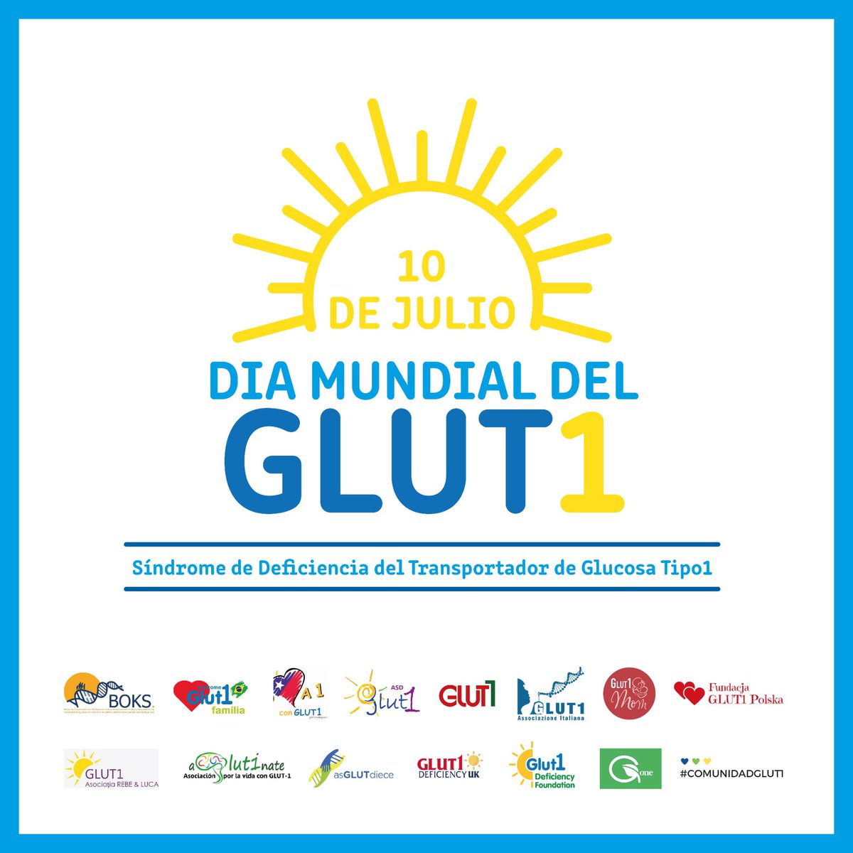 Hoy 10 de julio es el #DiaMundialDelGlut1, un trastorno congénito que afecta al metabolismo del cerebro impactando en su desarrollo. El Glut1 no tiene cura, por eso es indispensable un diagnóstico precoz para evitar graves daños cerebrales.
Más info en 👉🏻 asglutdiece.org