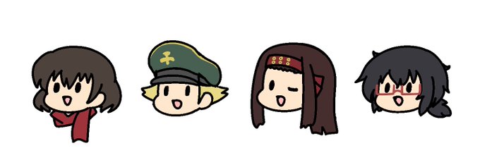 「軍帽 複数の女性」のTwitter画像/イラスト(新着)｜4ページ目