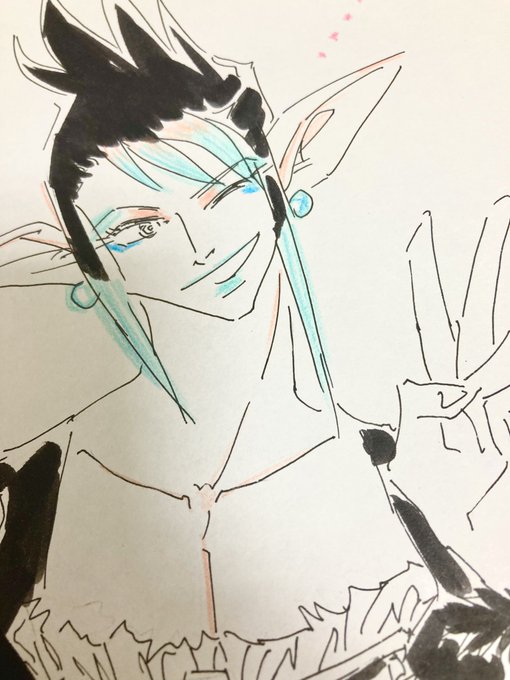 うちの母上と兄弟が描いてくれたチャイちゃん #お花畑青空大写生大会 