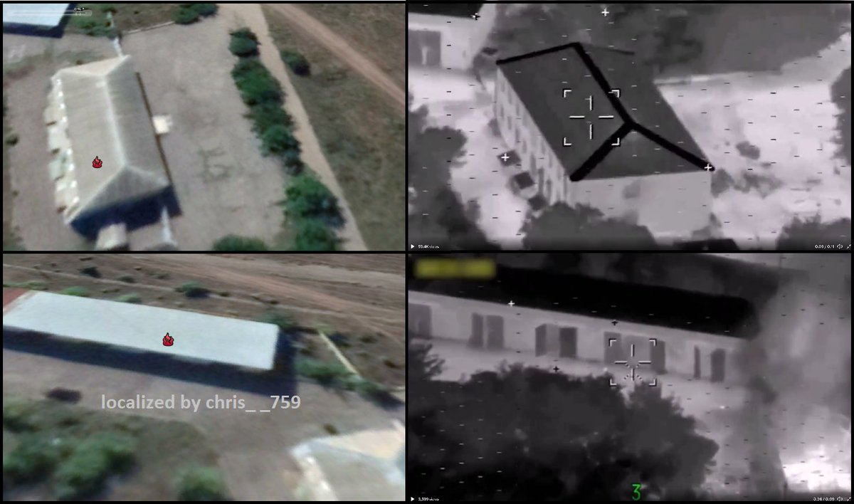 chris__759's tweet photo. Not just a #geolocation double-hit from two different clips.. Also by #Russian guided missiles 305E. 
The target was a building complex south of #Lysychansk.

📌48.863885, 38.468096
📌48.863470, 38.468164
🧵Videos at this thread⬇️

#UkraineRussianWar #Ukraine
@RALee85 @200_zoka https://t.co/ajBXrfaSHJ