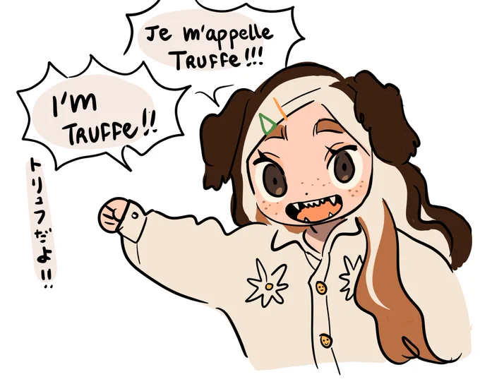 Thank you everyone for all the kinds words!!! Her name is truffe and she doesnt know how to count!!!! https://t.co/8BvAXI6BCE 