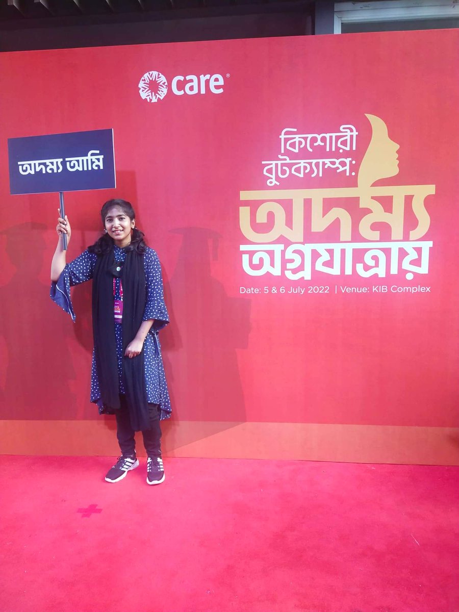 LamiaSangida's tweet photo. Bootcamp by @CAREGlobal
#CreateSpace #CreateChoice #CreateChange4girls @SohanBMYP @SwedenAmbBD @SailaRichi @ArfiAzrin @JimranMohammed https://t.co/OqMZEFeSCS