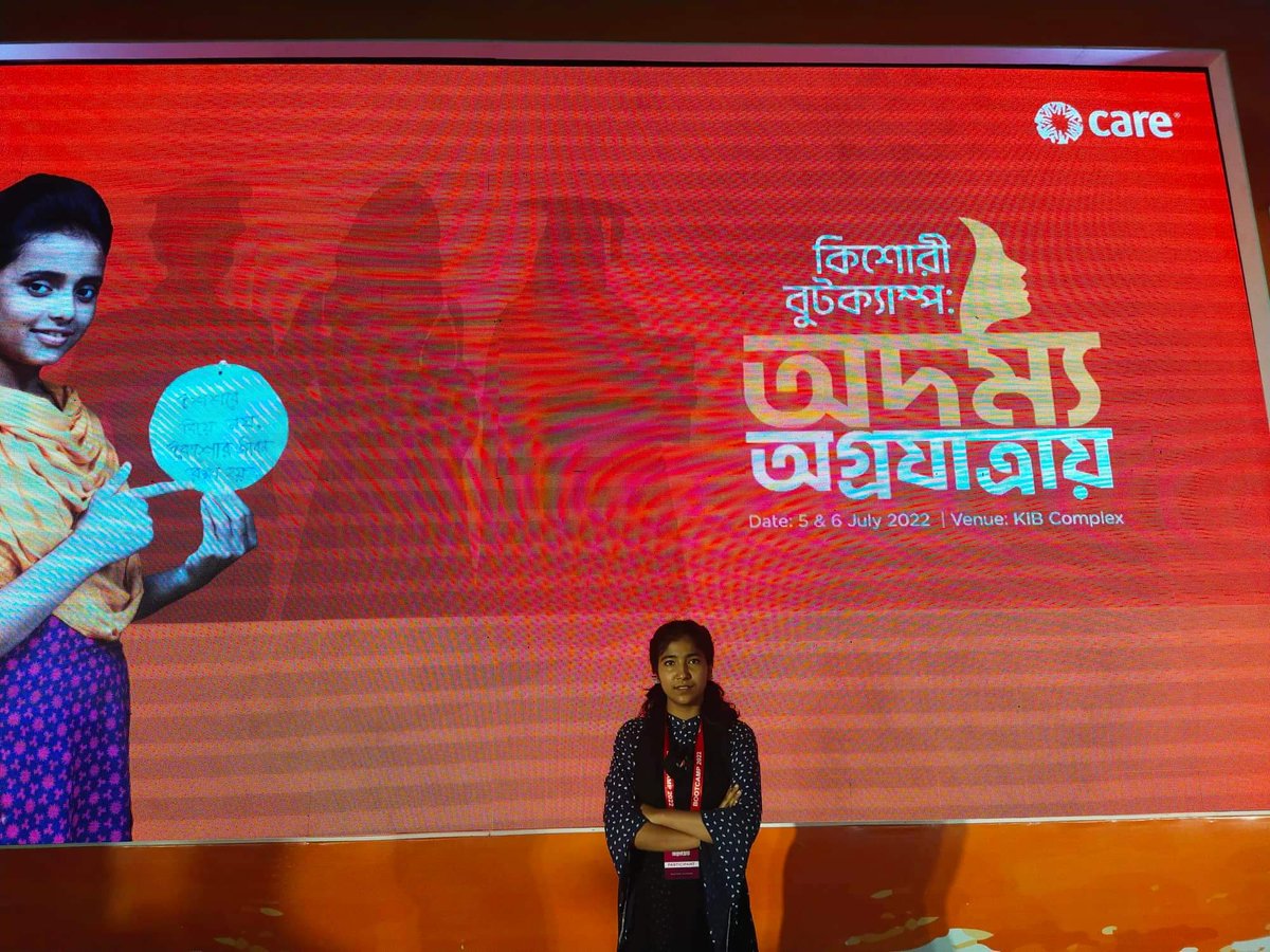 LamiaSangida's tweet photo. Bootcamp by @CAREGlobal
#CreateSpace #CreateChoice #CreateChange4girls @SohanBMYP @SwedenAmbBD @SailaRichi @ArfiAzrin @JimranMohammed https://t.co/OqMZEFeSCS