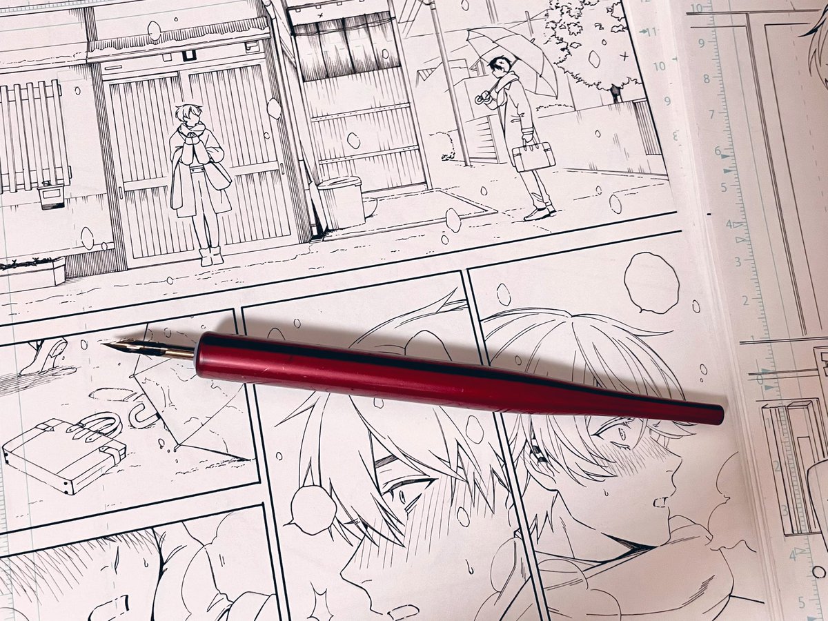 そういえば最近あんまりペン入れ上げてなかった🖋 